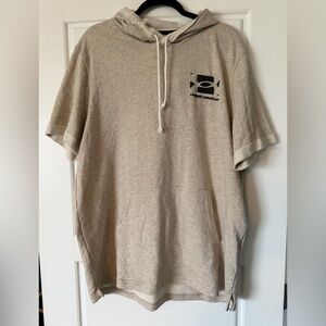Under Armour Men's Beige Short Sleeve Hoodie